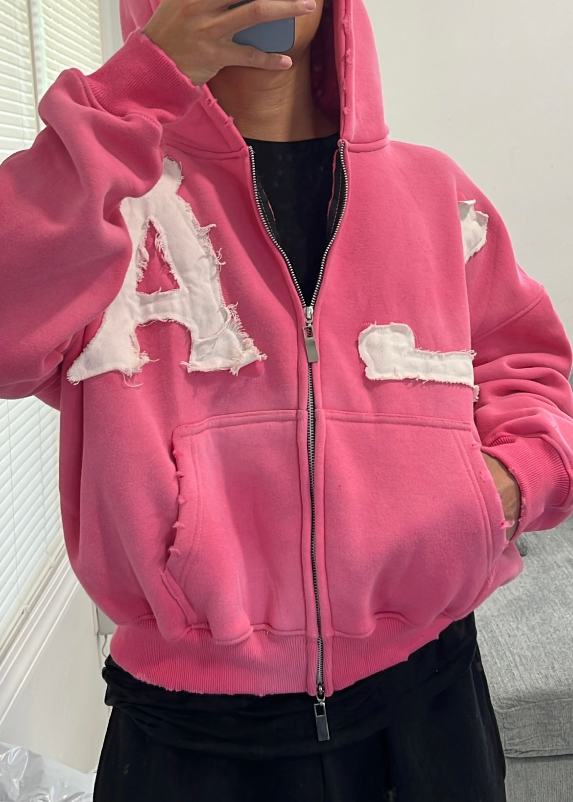 PINK “HOLLYWOOD” ZIP-UP (FINAL RESTOCK)