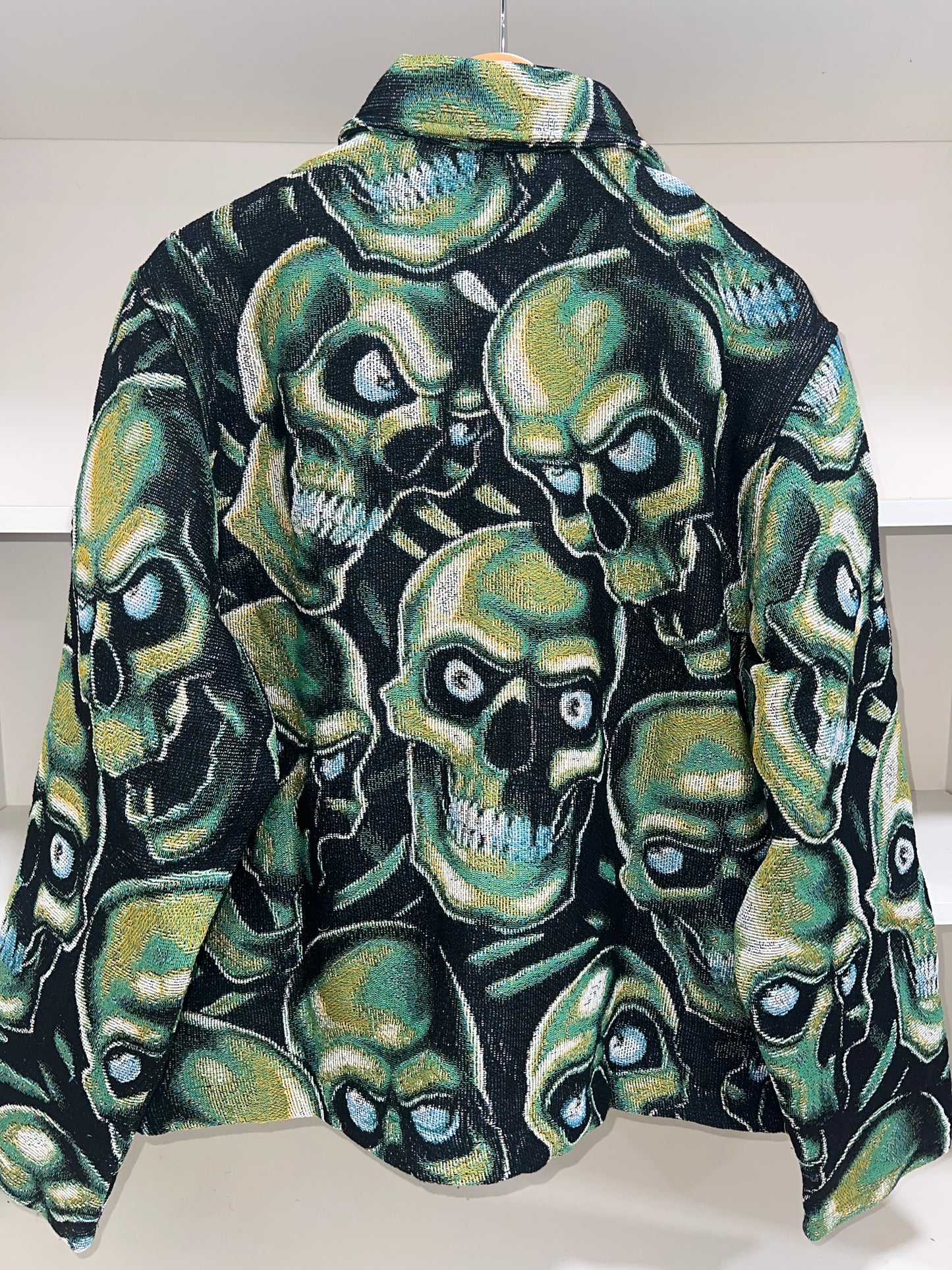 GREEN SKULL WORK JACKET (1 of 1 SAMPLE)