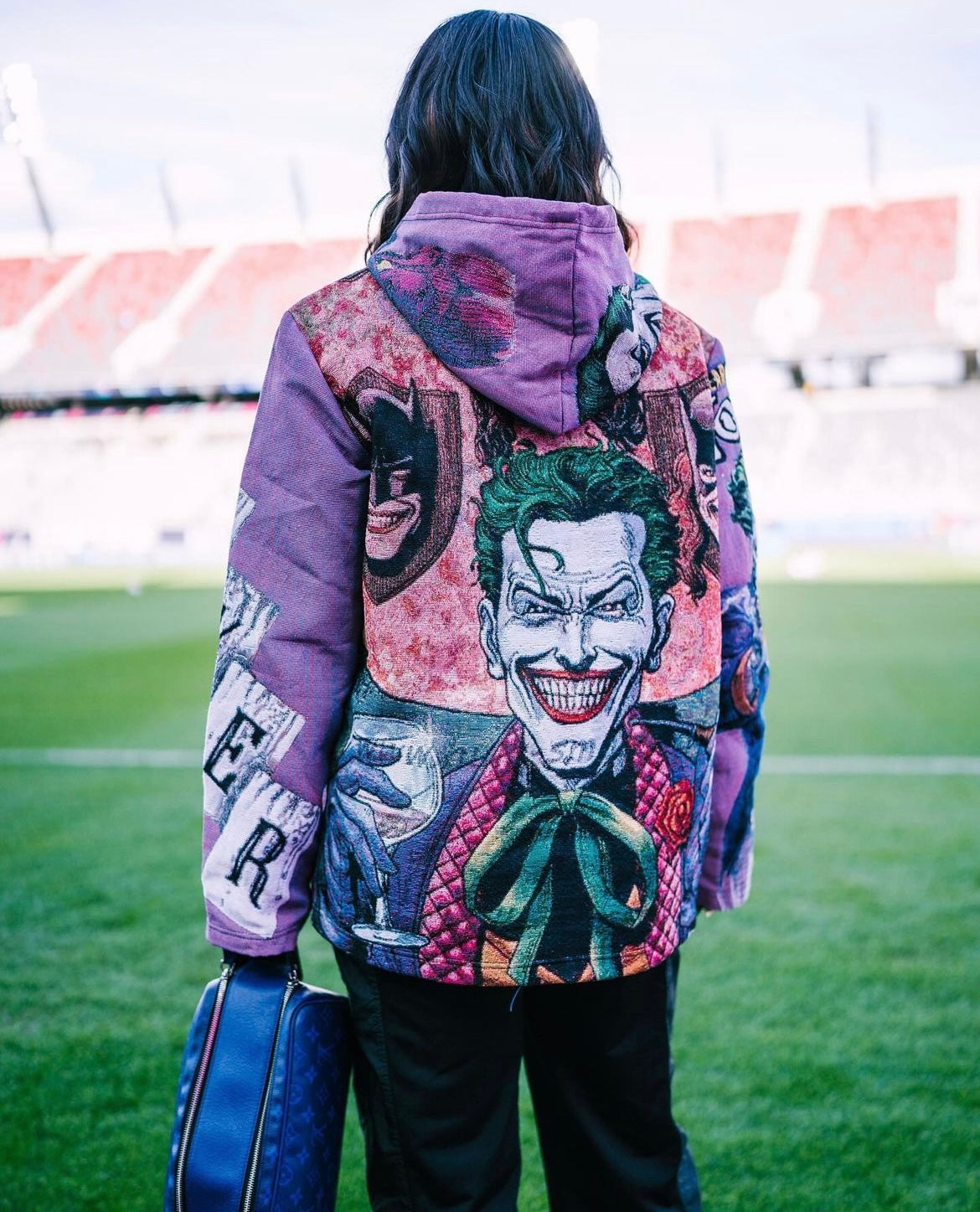 “JOKER” WOVEN HOODIE