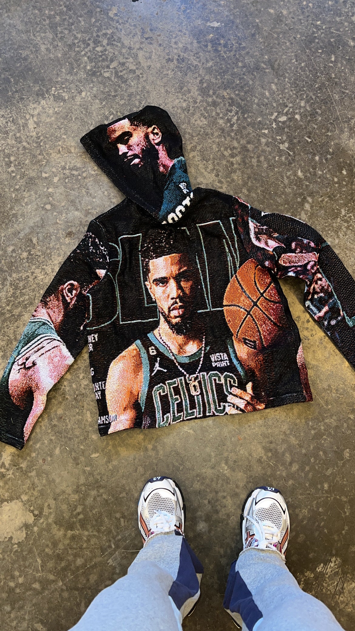 TATUM WOVEN HOODIE