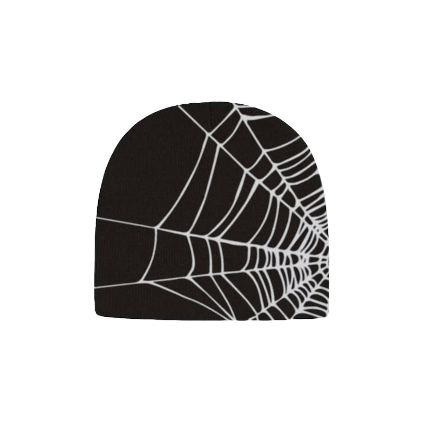 BLACK WEB BEANIE