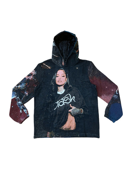 KEHLANI WOVEN HOODIE