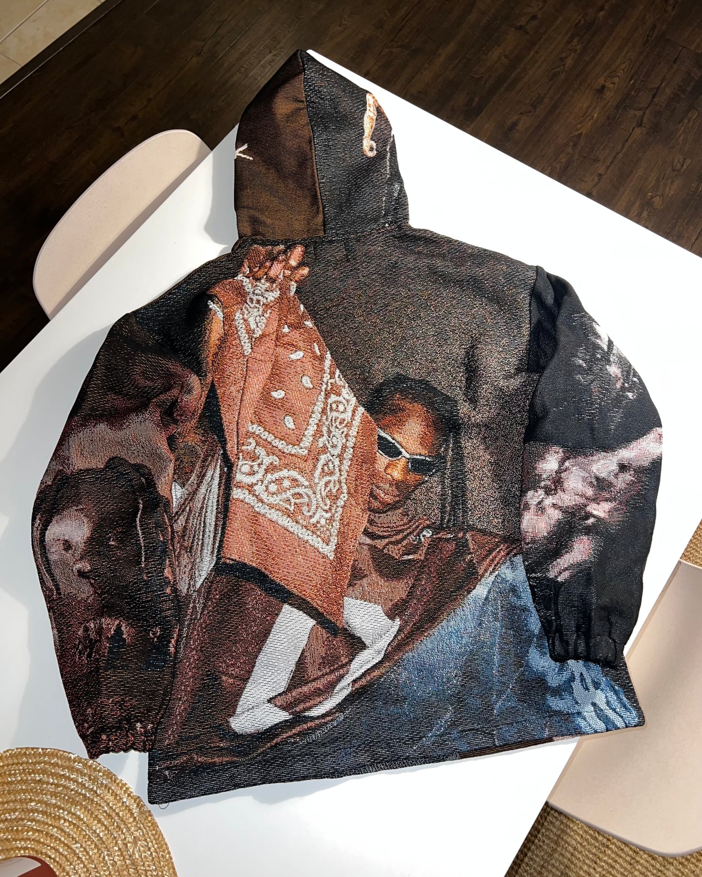 “MOCHA” TRAVIS SCOTT WOVEN HOODIE