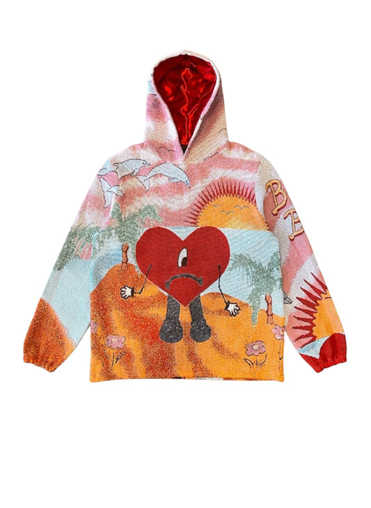 BAD BUNNY WOVEN HOODIE