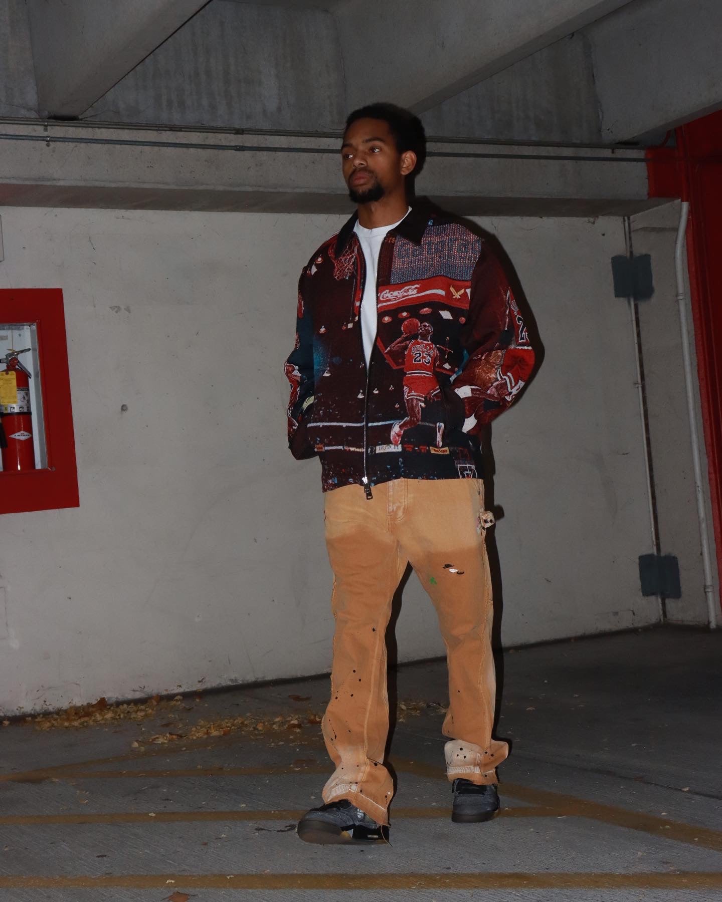 BRED MJ ZIP-UP