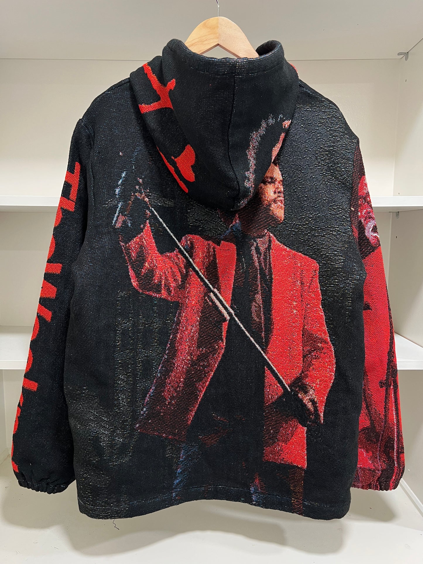 “AFTER HOURS” WEEKND WOVEN HOODIE