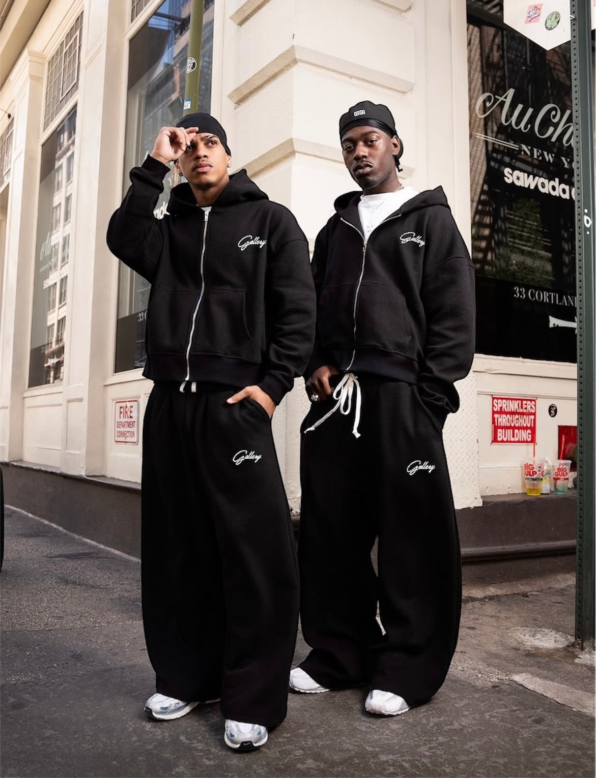 BLACK “CLOUD” GALLERY SWEATS