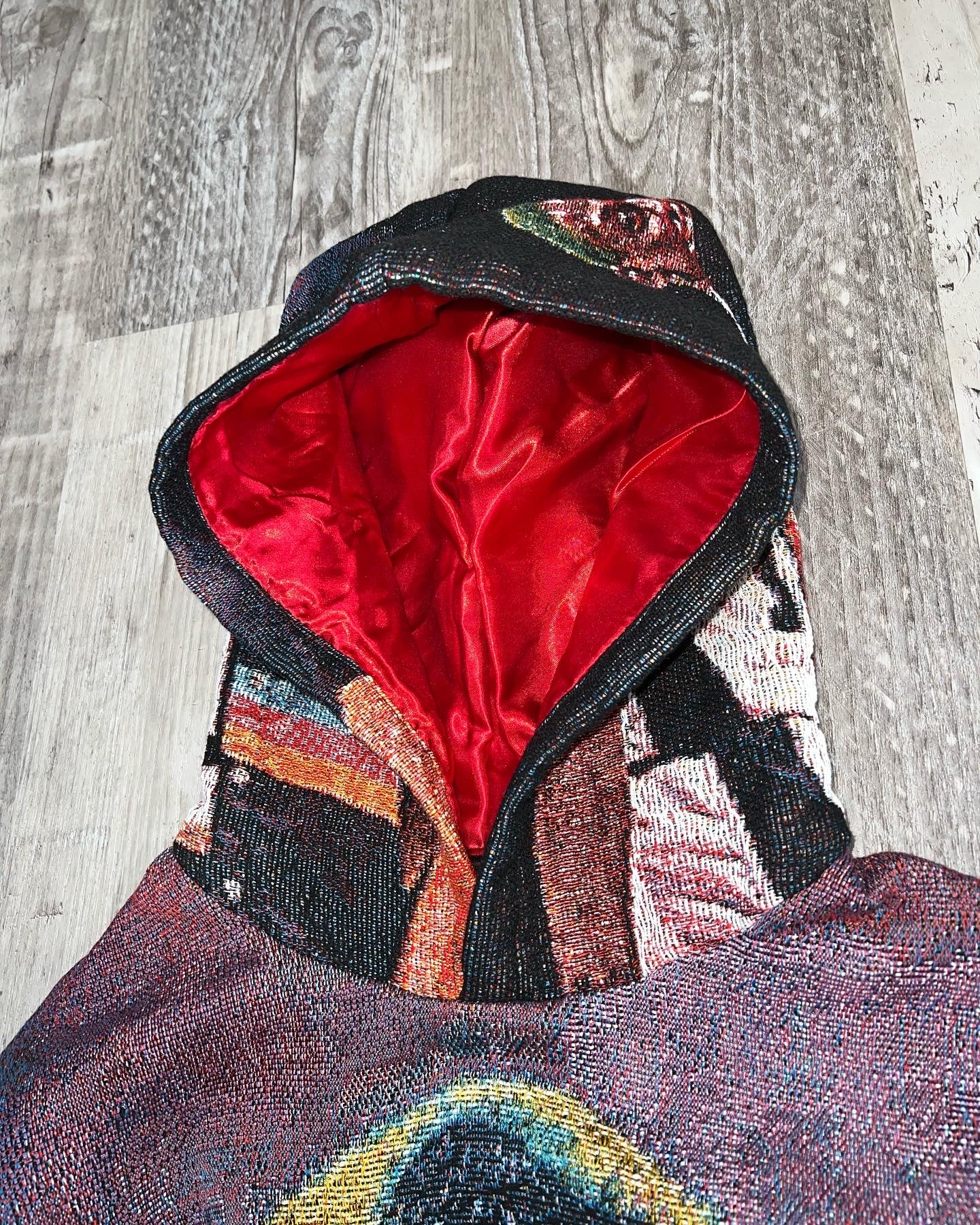 WORM WOVEN HOODIE