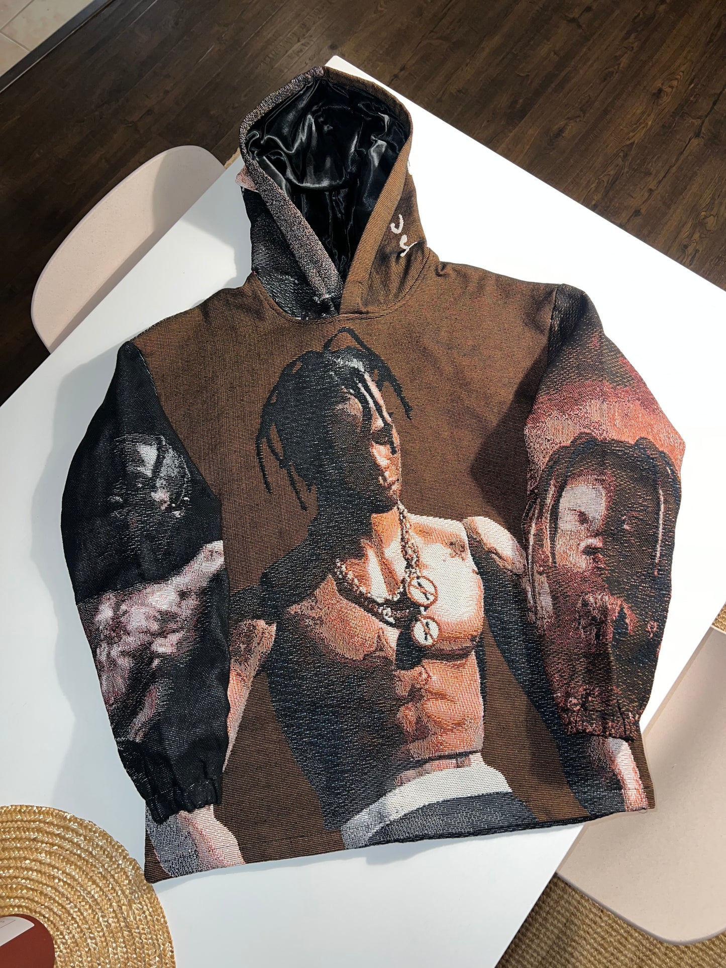 “MOCHA” TRAVIS SCOTT WOVEN HOODIE