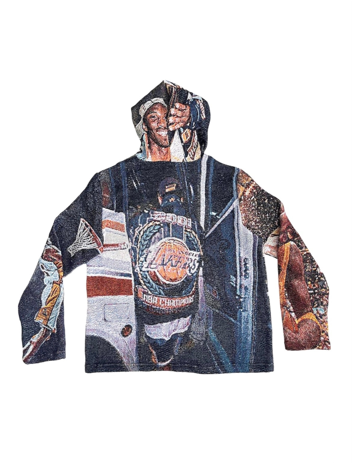 “THREE-PEAT” TAPESTRY HOODIE