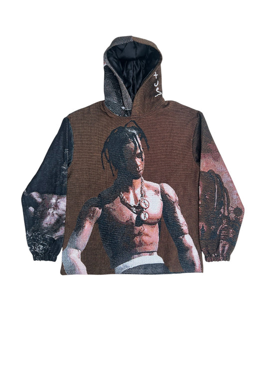 “MOCHA” TRAVIS SCOTT WOVEN HOODIE