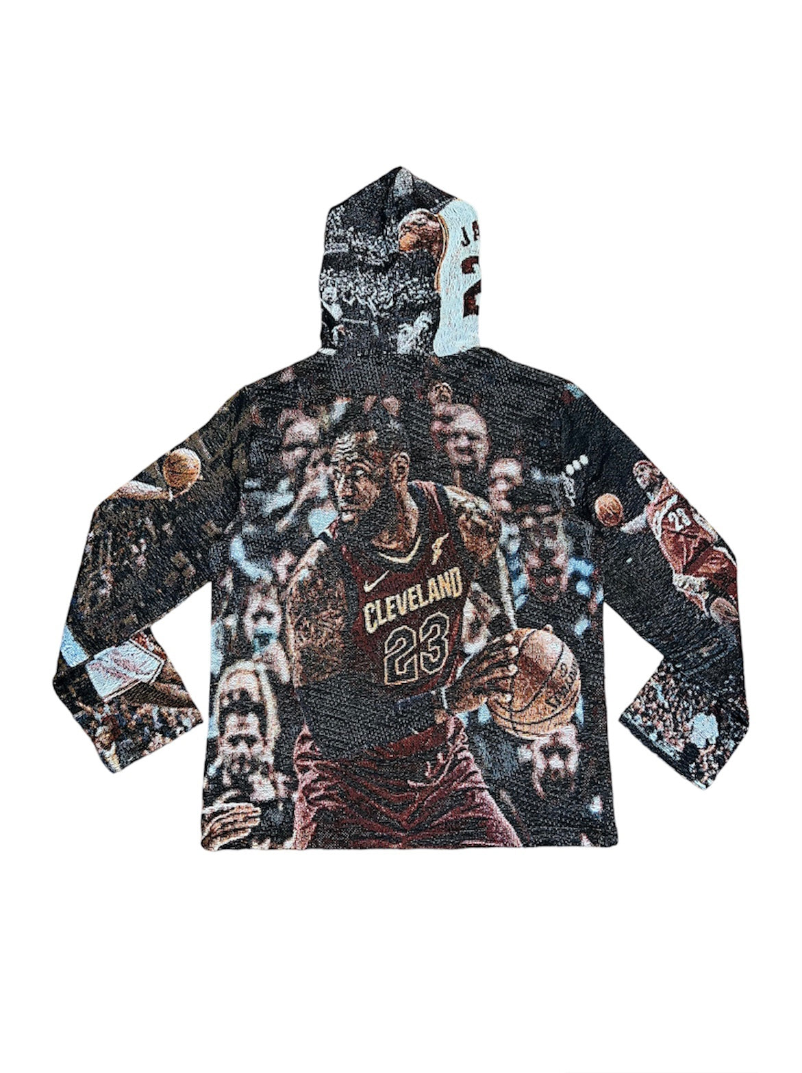 CAVS BRON TAPESTRY HOODIE