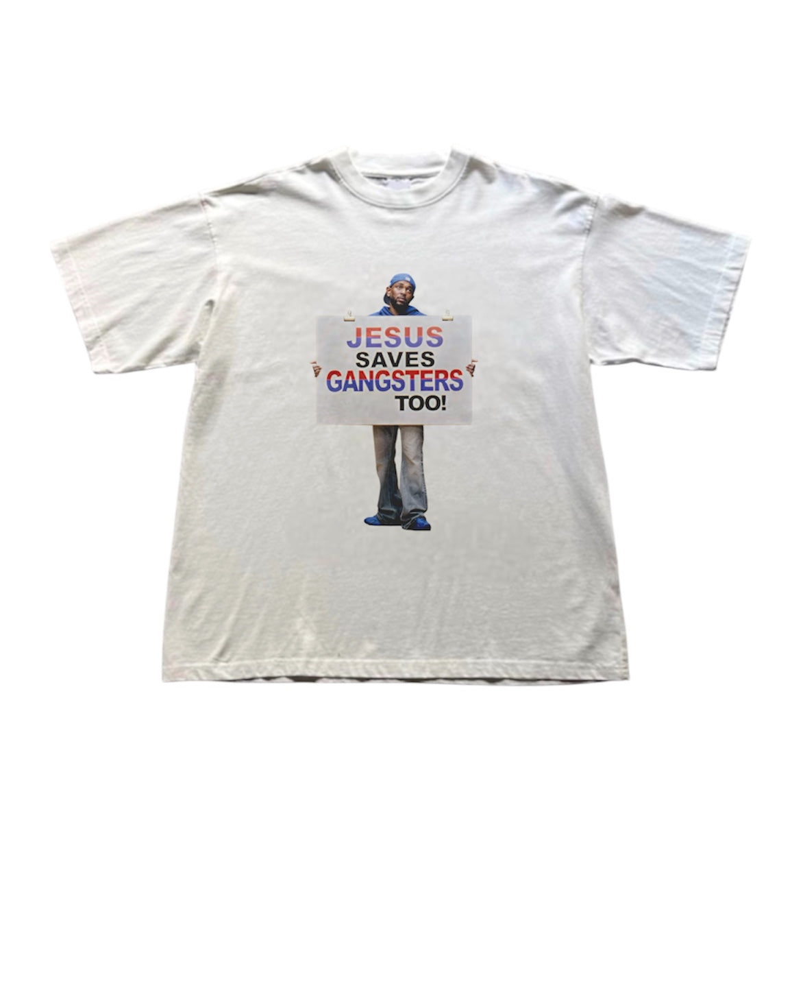 “JESUS SAVES” TEE