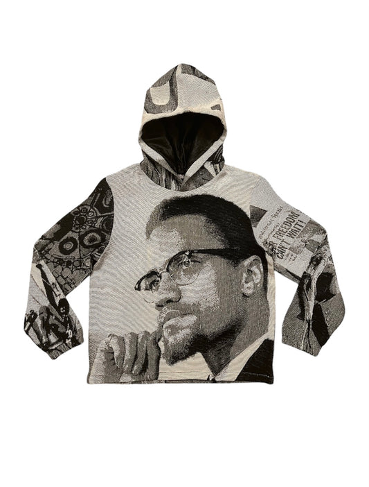 MALCOLM X WOVEN HOODIE