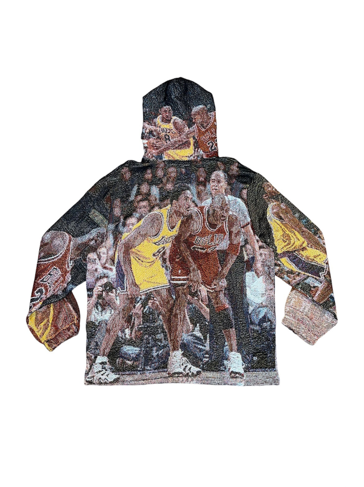 MATCH-UP WOVEN HOODIE