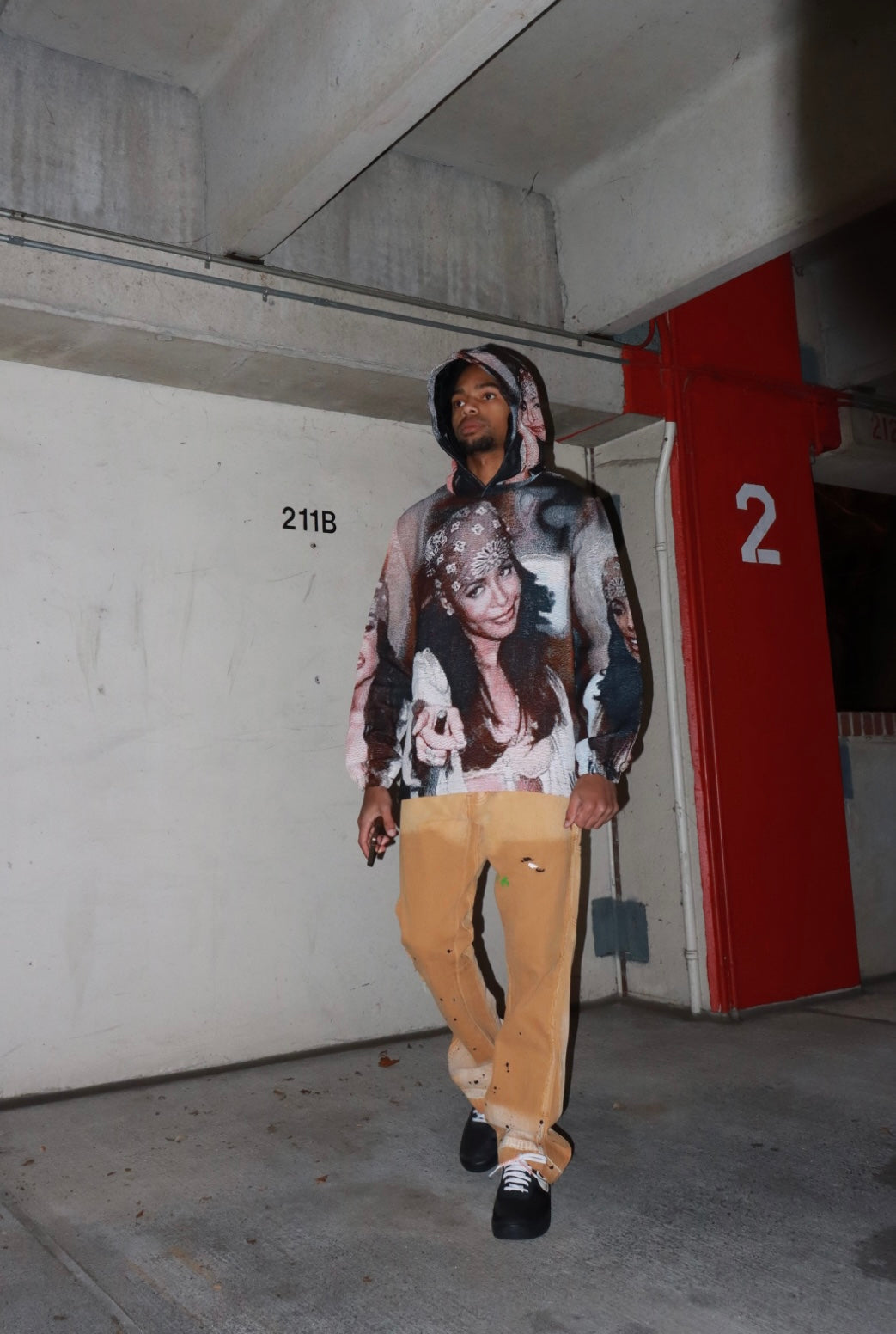 AALIYAH WOVEN HOODIE
