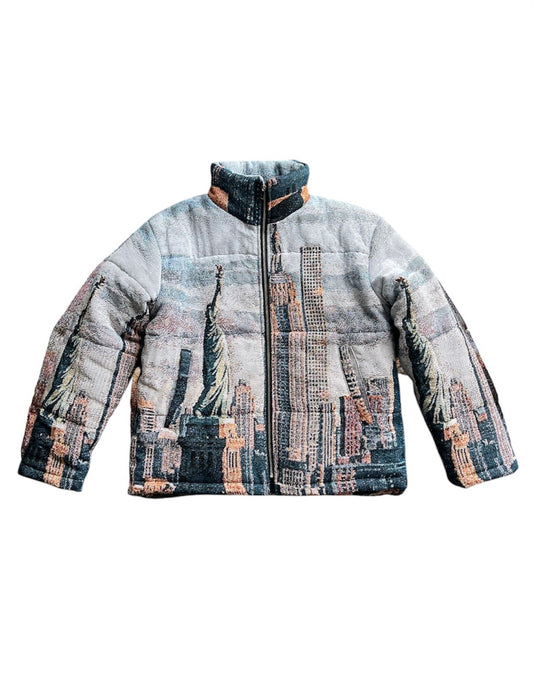 “LIBERTY NY” WOVEN PUFFER (1 OF 1)