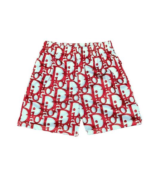 “CHERRY” D MESH SHORTS