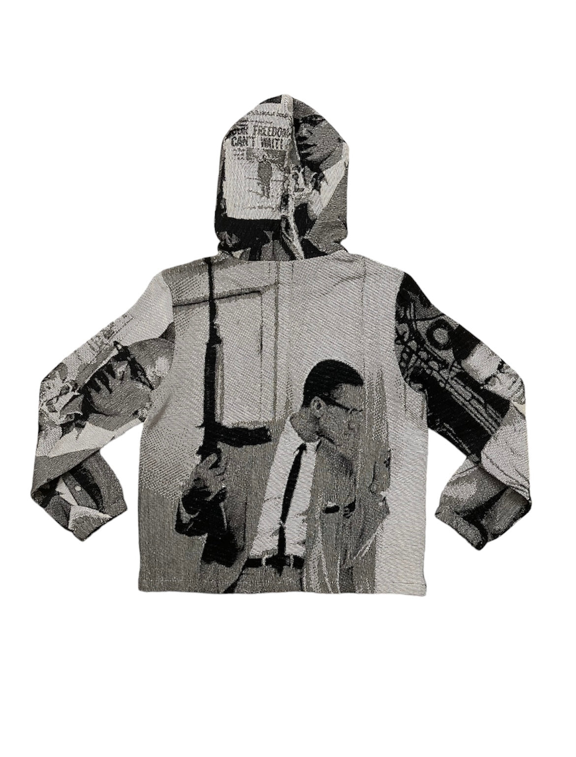 MALCOLM X WOVEN HOODIE