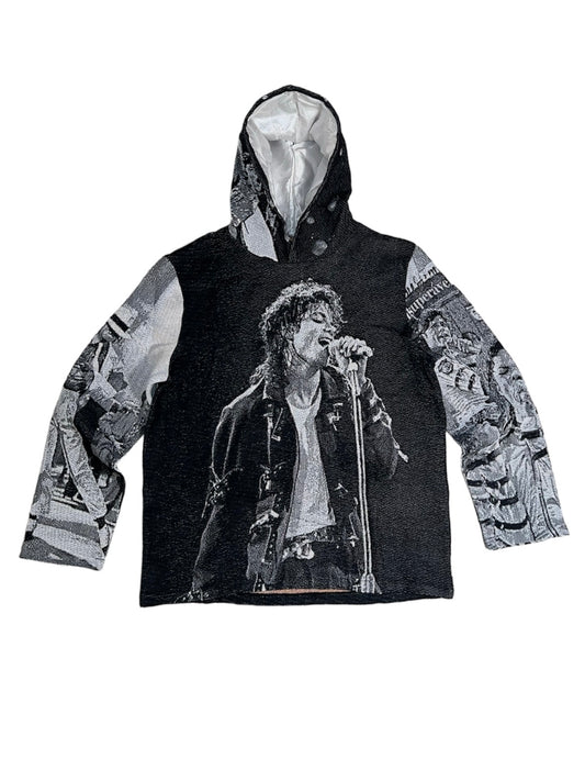 KING OF POP WOVEN HOODIE