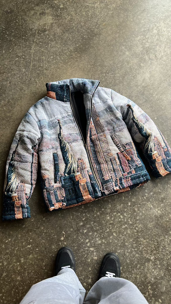 “LIBERTY NY” WOVEN PUFFER (1 OF 1)