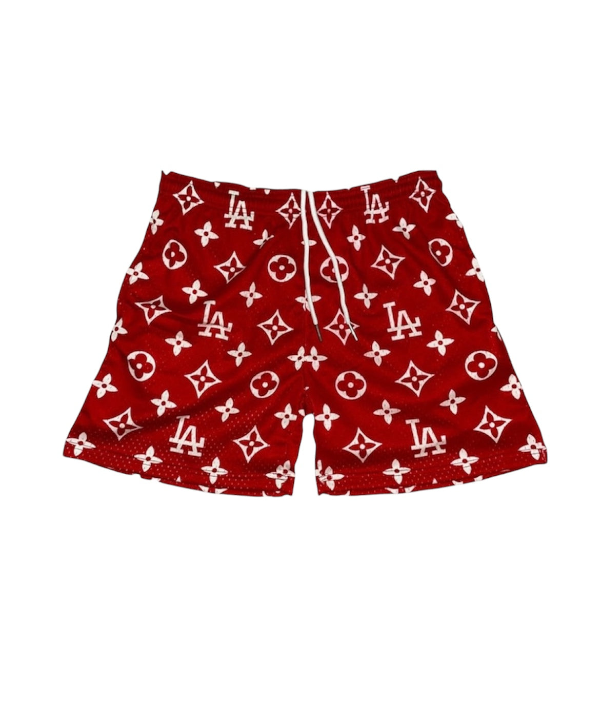 RED LA MESH SHORTS