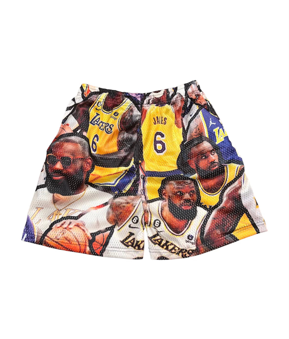 “LA” BRON MESH SHORTS