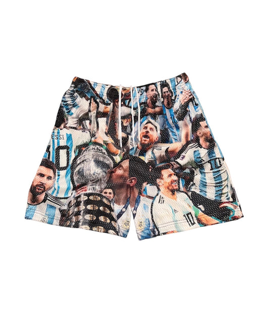 “CAMPEÓN” MESH SHORTS