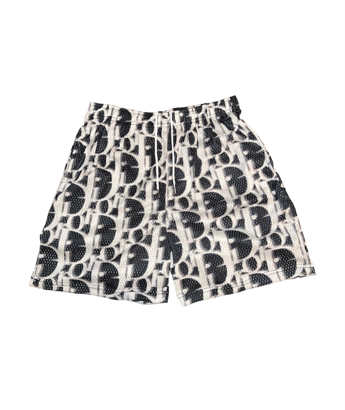 D MESH SHORTS "PANDA"