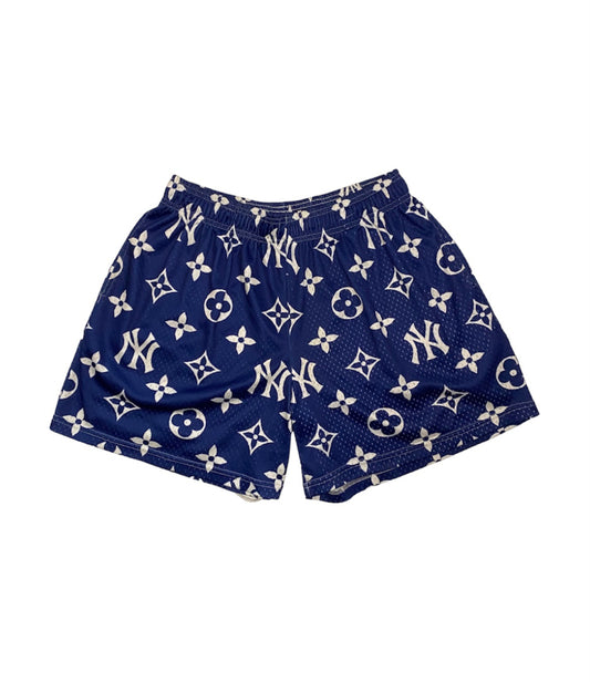 BLUE NY MESH SHORTS