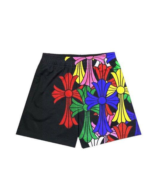 CHROME MULTICOLOR MESH SHORTS