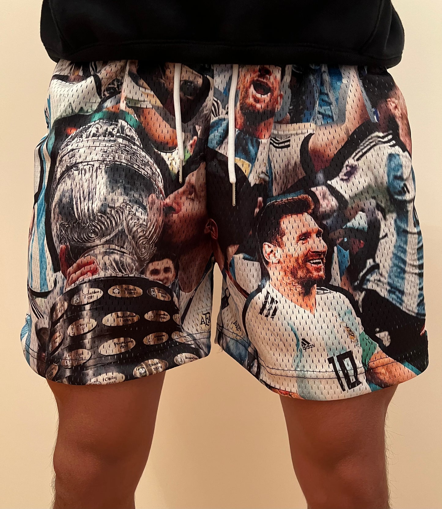 “CAMPEÓN” MESH SHORTS