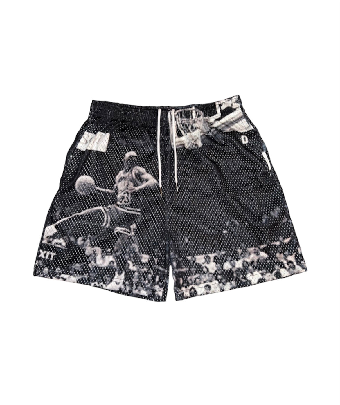 “THROWBACK” GOAT MESH SHORTS