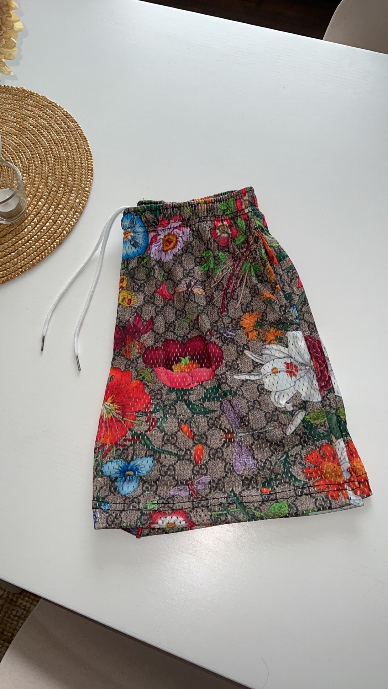 “GARDEN” MESH SHORTS