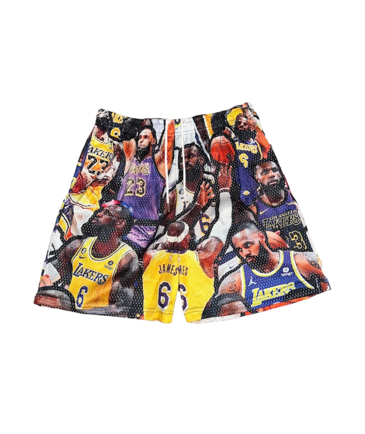 “LA” BRON MESH SHORTS