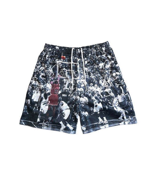 “LAST SHOT” MESH SHORTS