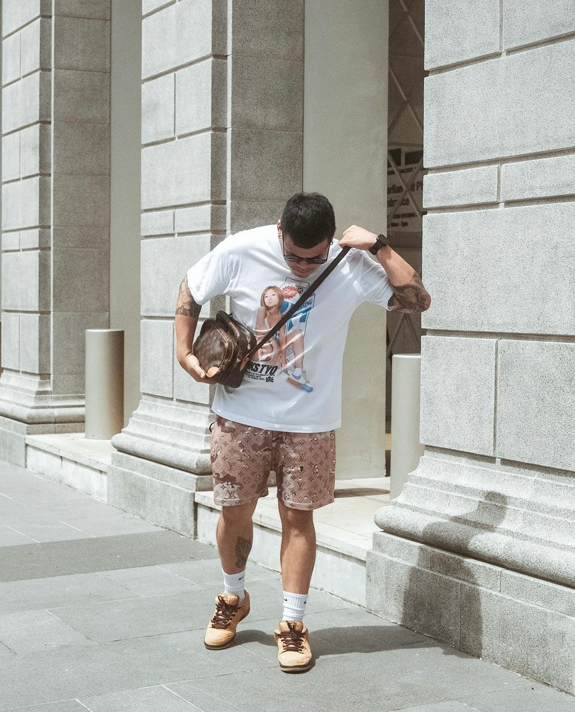 DESERT CAMO MESH SHORTS