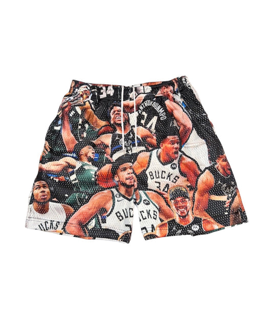 GIANNIS MESH SHORTS