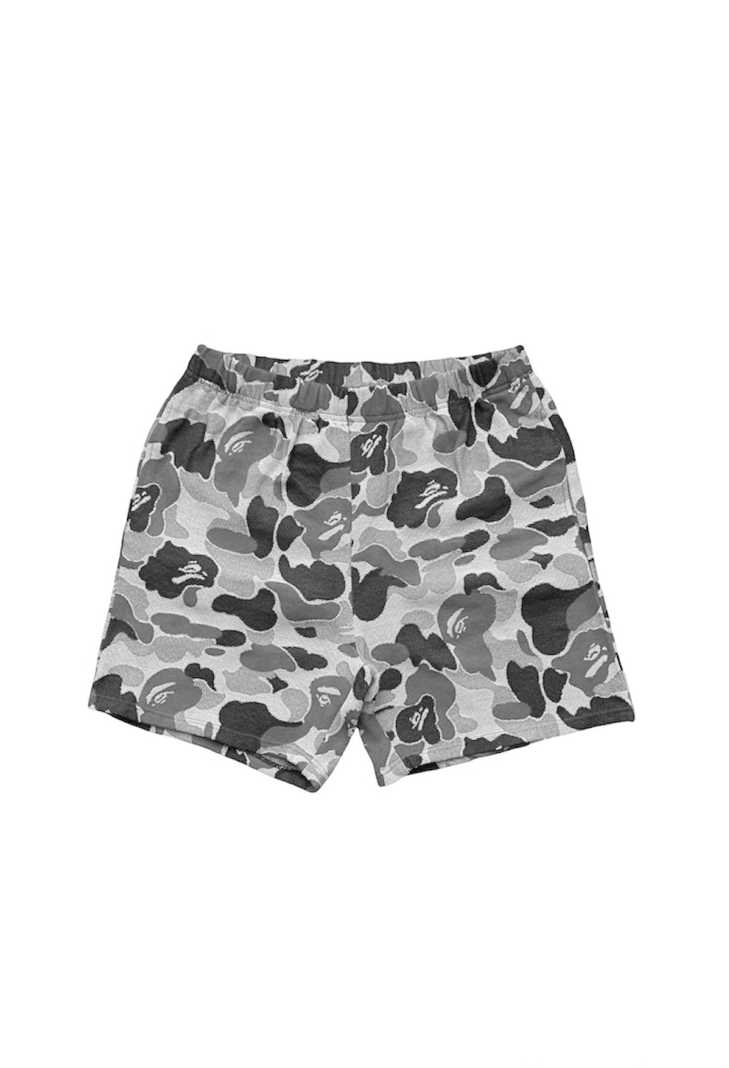GREY CAMO TAPESTRY SHORTS