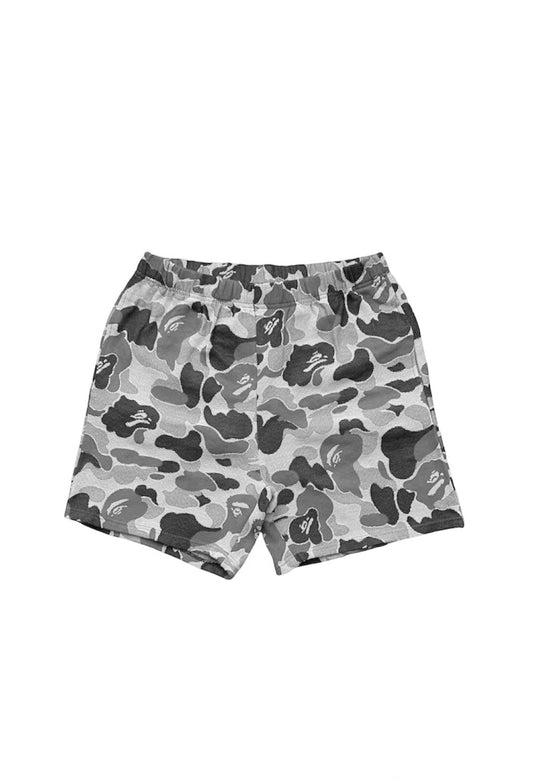 GREY CAMO TAPESTRY SHORTS