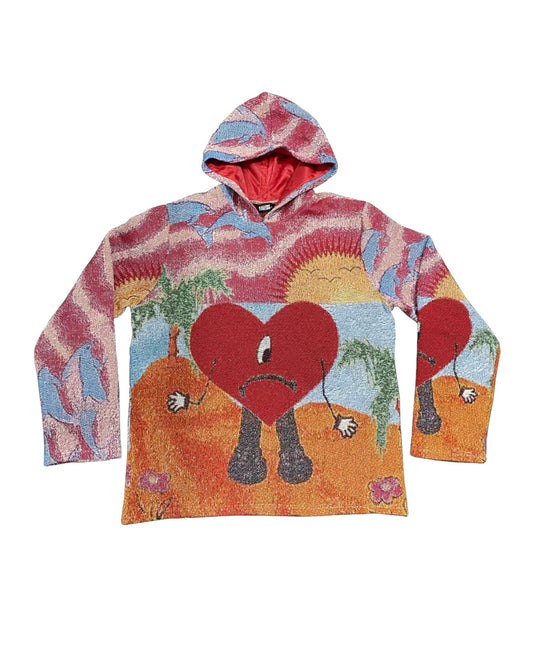 BAD BUNNY TAPESTRY HOODIE