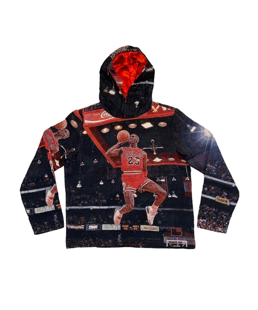 “AIR MJ” TAPESTRY HOODIE