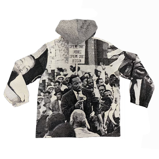 “HISTORY” MLK WOVEN HOODIE