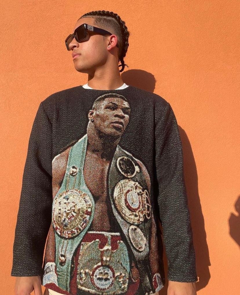 “IRON MIKE” TAPESTRY HOODIE