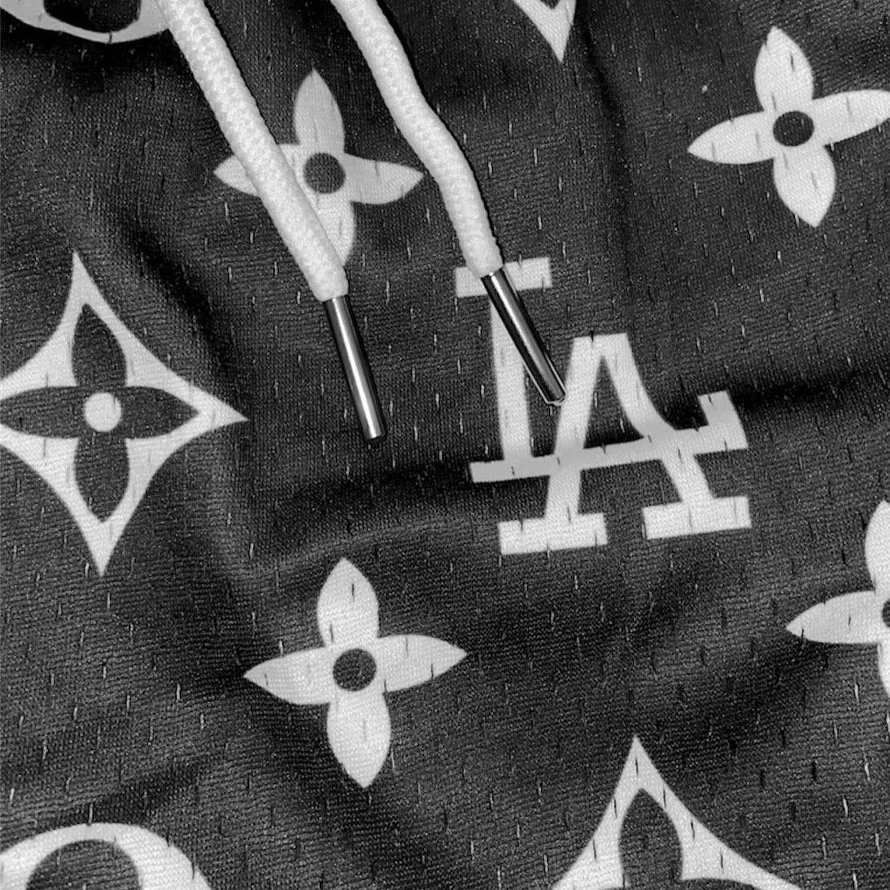 BLACK LA MESH SHORTS