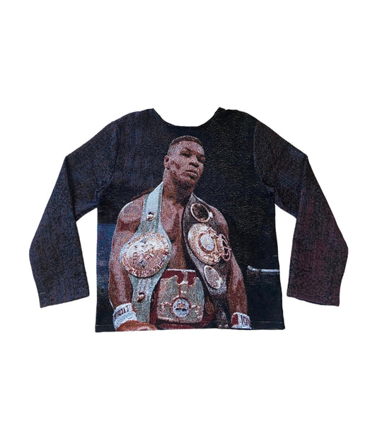 “IRON MIKE” TAPESTRY CREWNECK